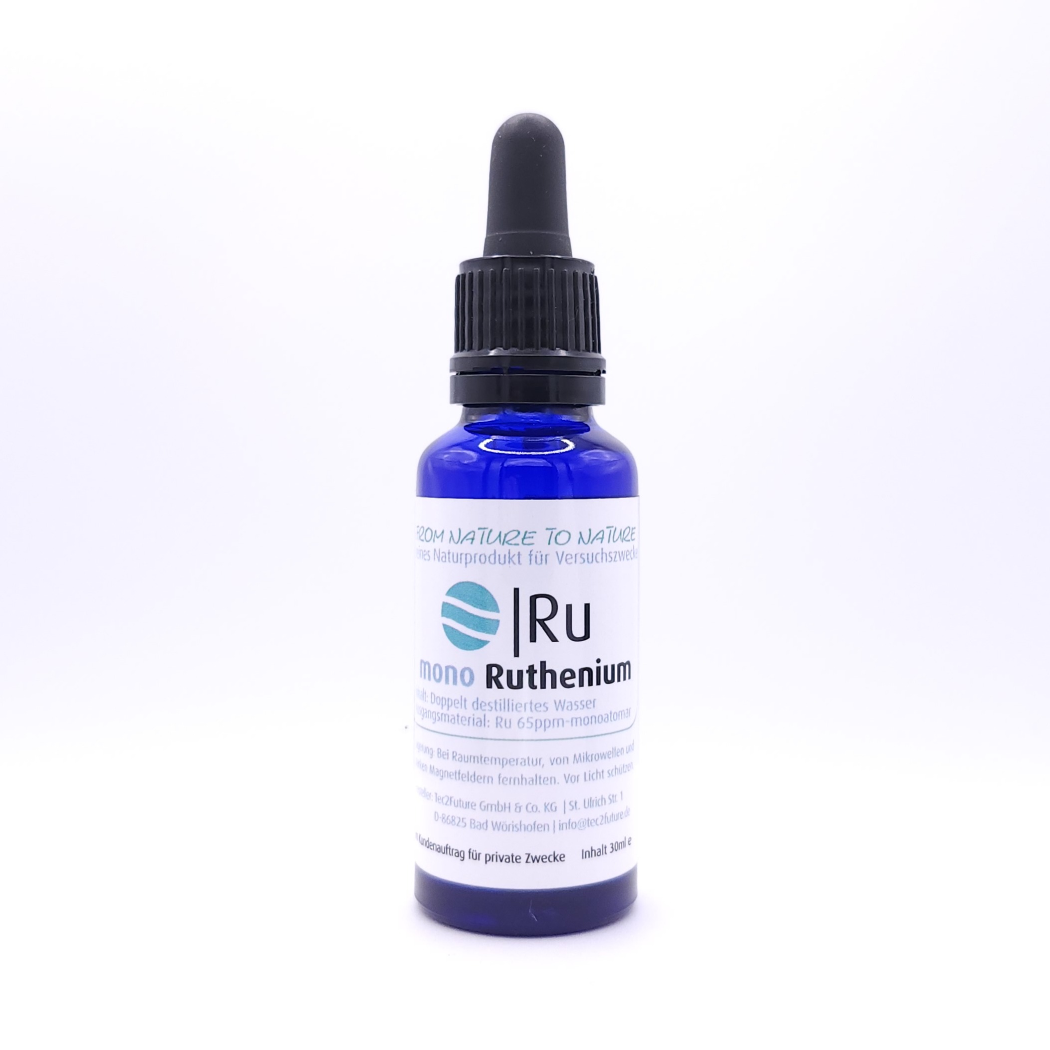Monoatomisches RUTHENIUM (RU) 30ml - AKTIONSPREIS!