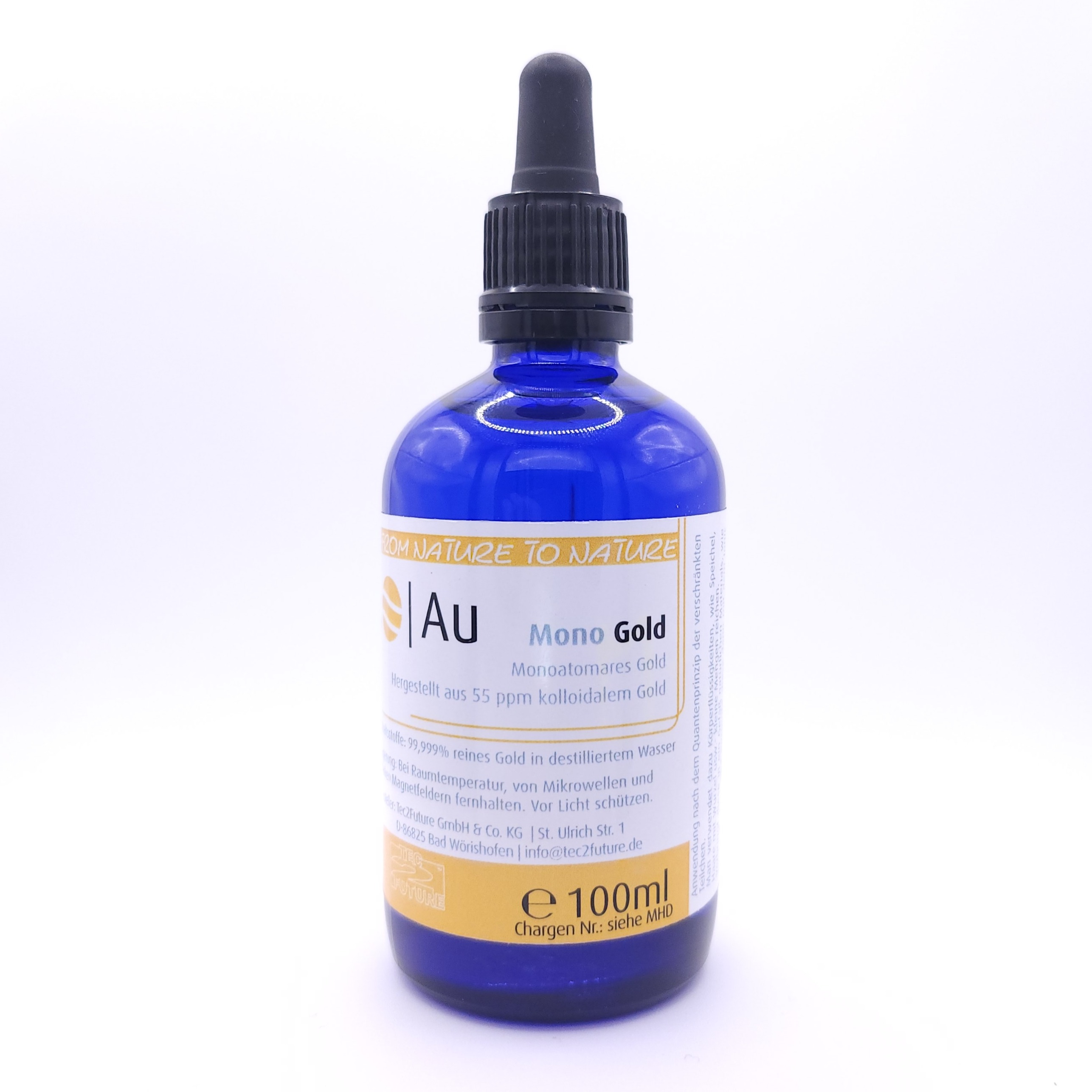 Monoatomisches GOLD (AU) 100ml  - dauerhaft reduziert!