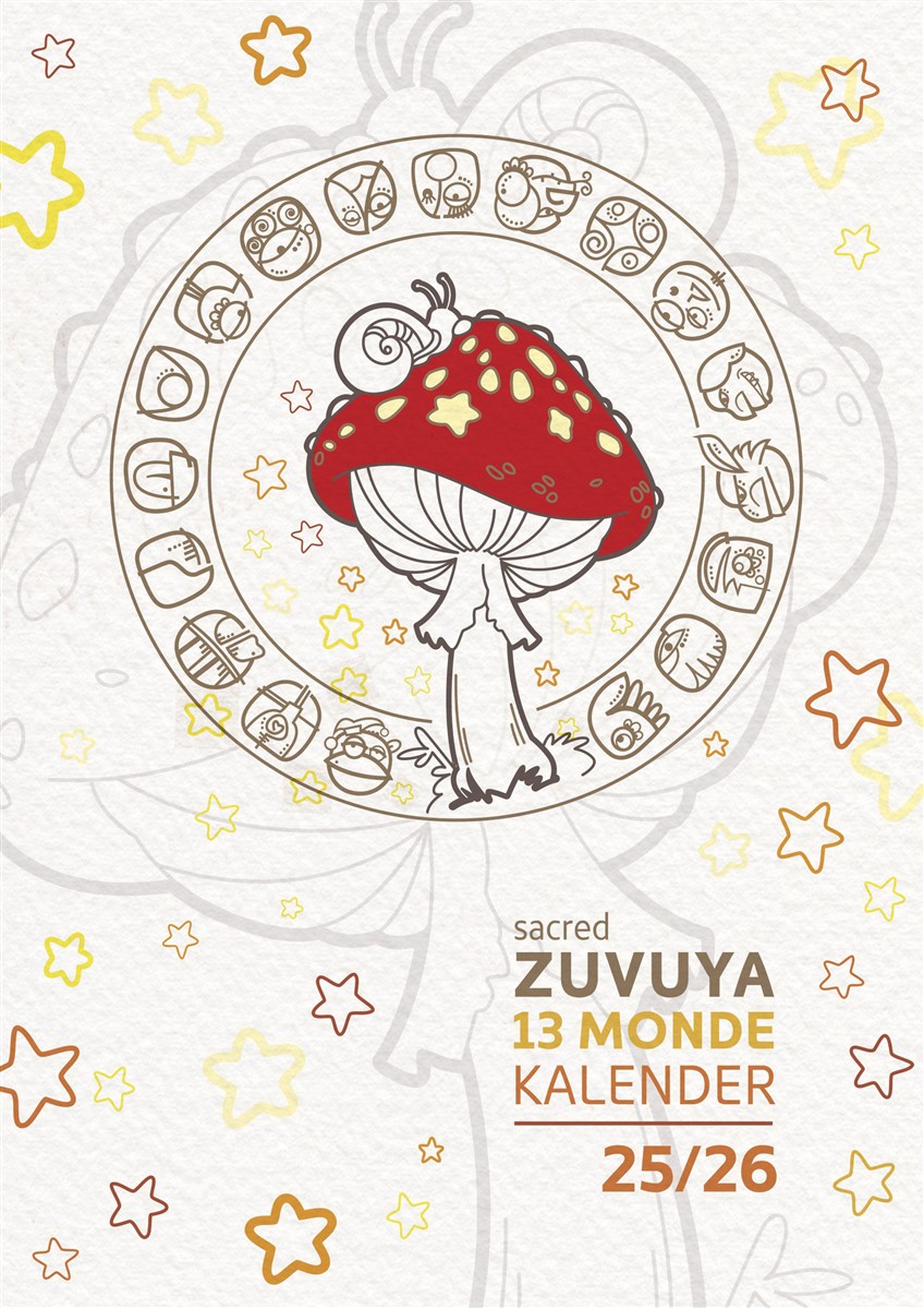 ZUVUYA 13-Monde Wandkalender 2025/26