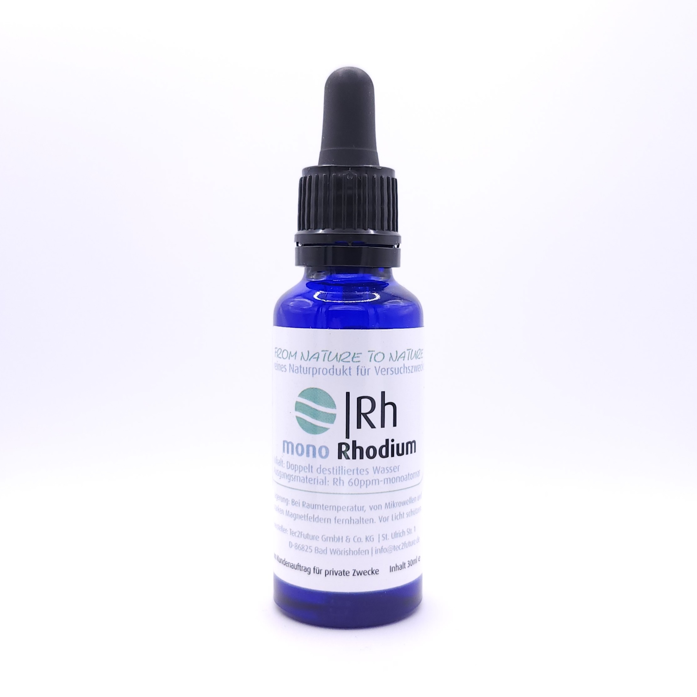 Monoatomisches RHODIUM (RH) 30ml - AKTIONSPREIS!