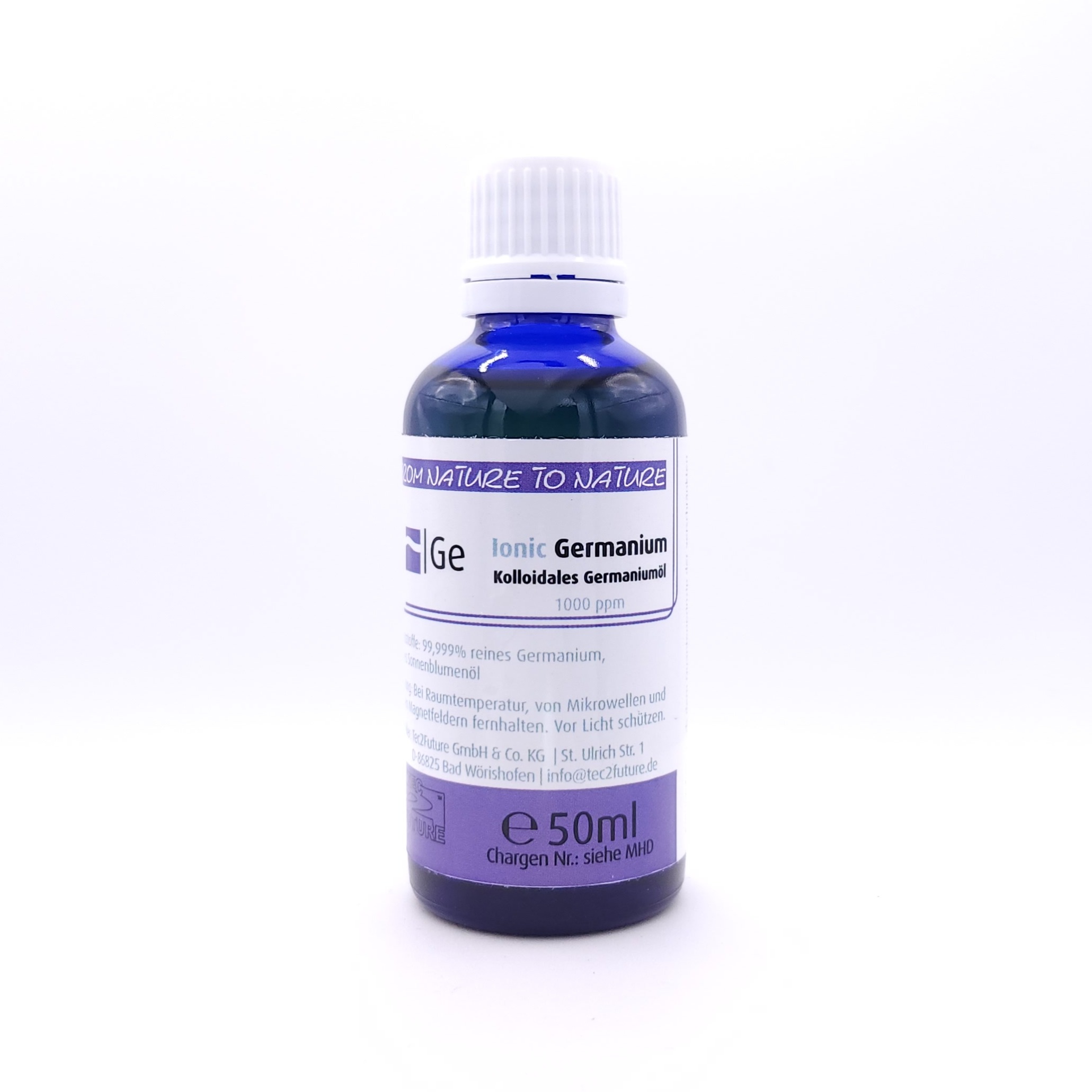 Kolloidales Germanium ÖL (GE) 50ml -> 1000 PPM !!!