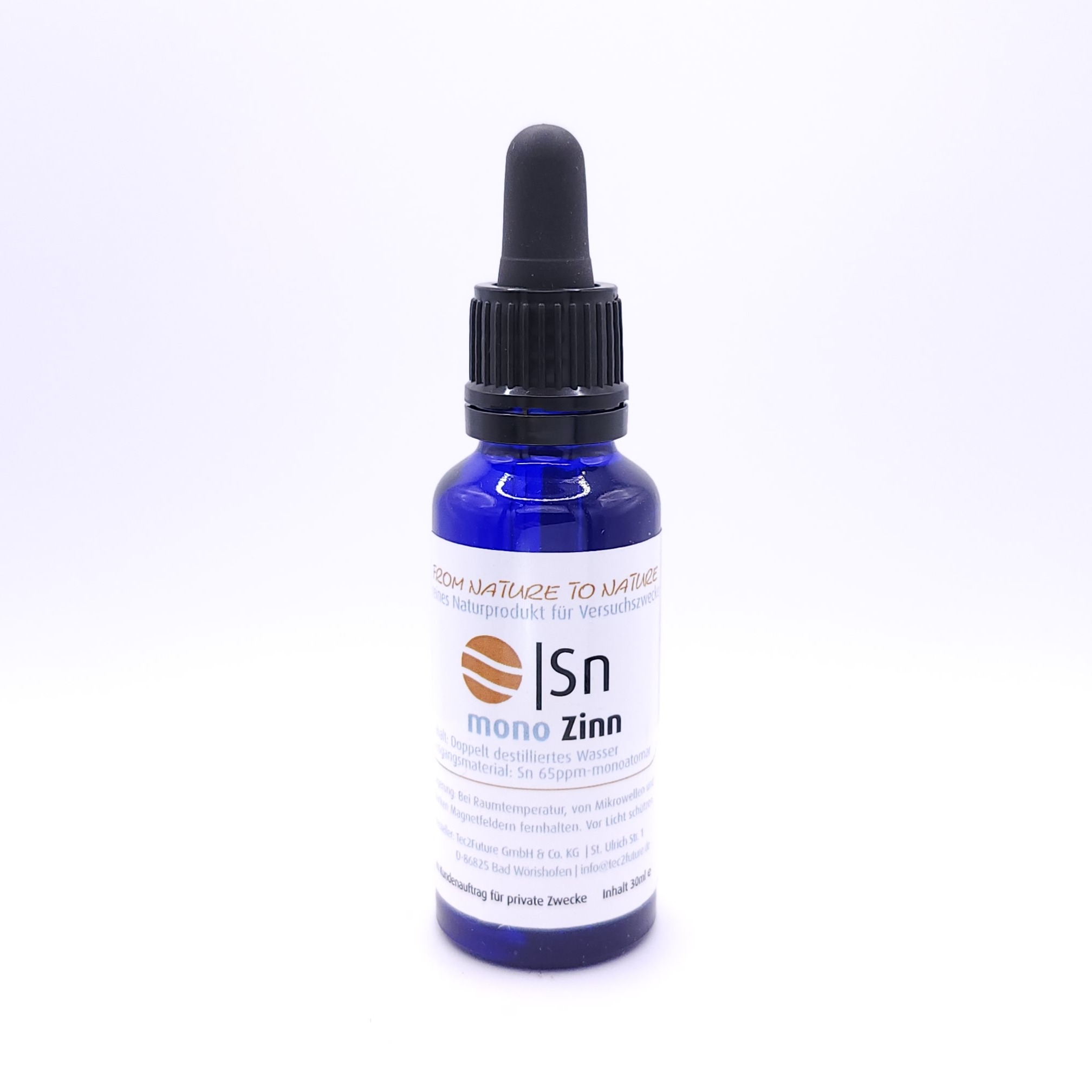 Monoatomisches ZINN (SN) 30ml   - AKTIONSPREIS!